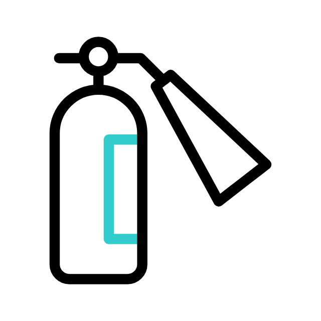 نموذج BIM لشبكة مكافحة الحريق يظهر توزيع المرشات (Sprinklers) بدقة، مسارات الأنابيب، وصناديق الحريق (FHC) BIM Fire Fighting model showing precise sprinkler distribution, pipe routing, and Fire Hose Cabinets (FHC)